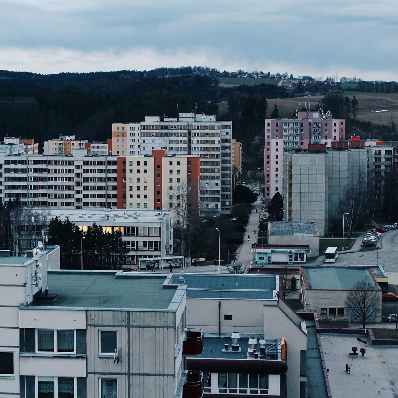 důkaz o sídlišti nad lužnicí sídliště sojčák tábor galerie současnost