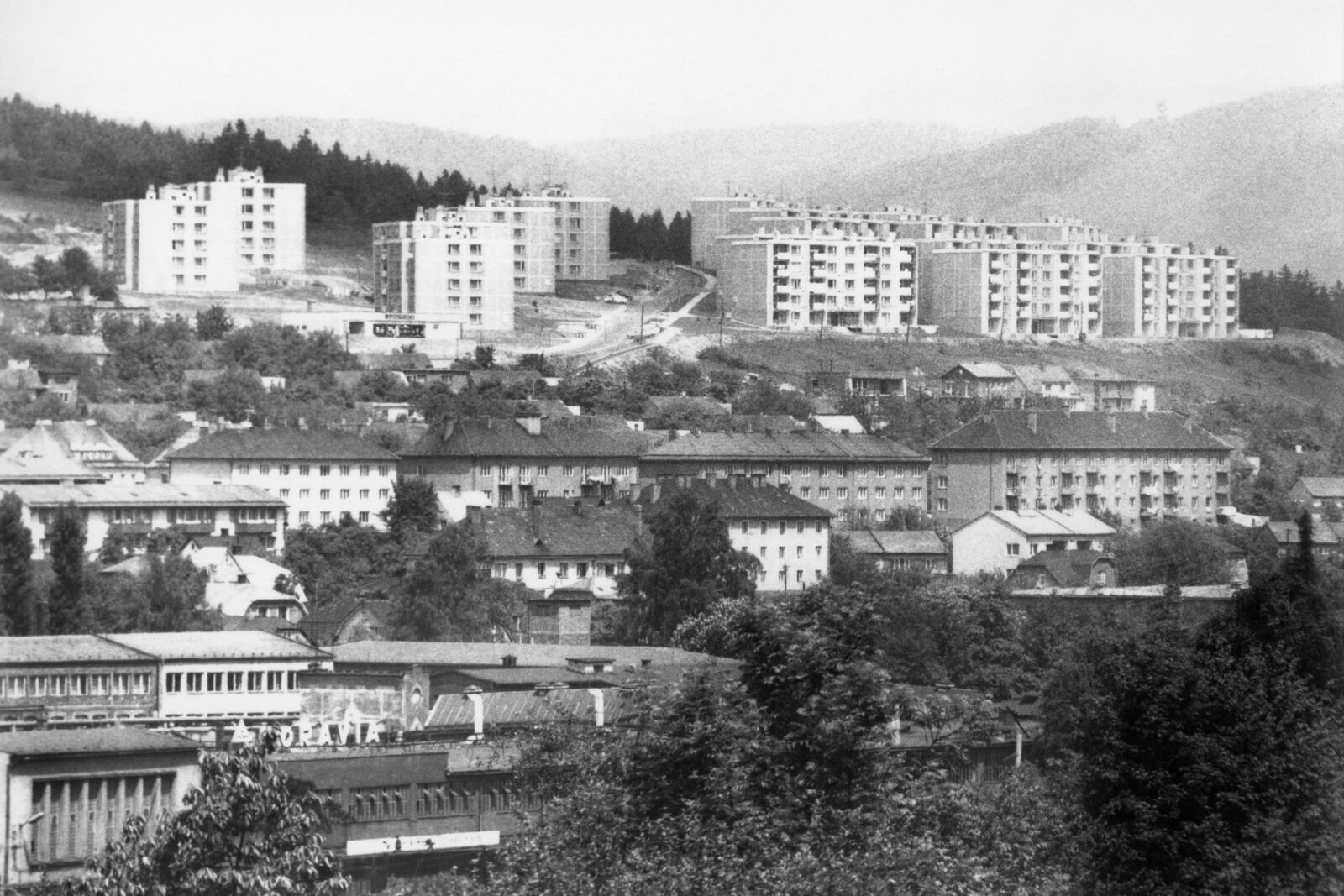 POHLEDOS Pohlednice Pohled Panelák Paneláky Sídliště Hlubočky Mariánské Údolí