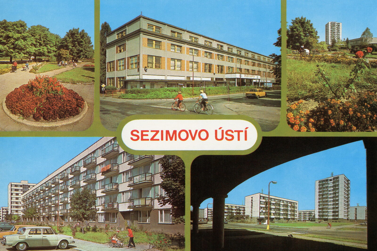 POHLEDOS Pohlednice Pohled Panelák Paneláky Sídliště Sezimovo Ústí