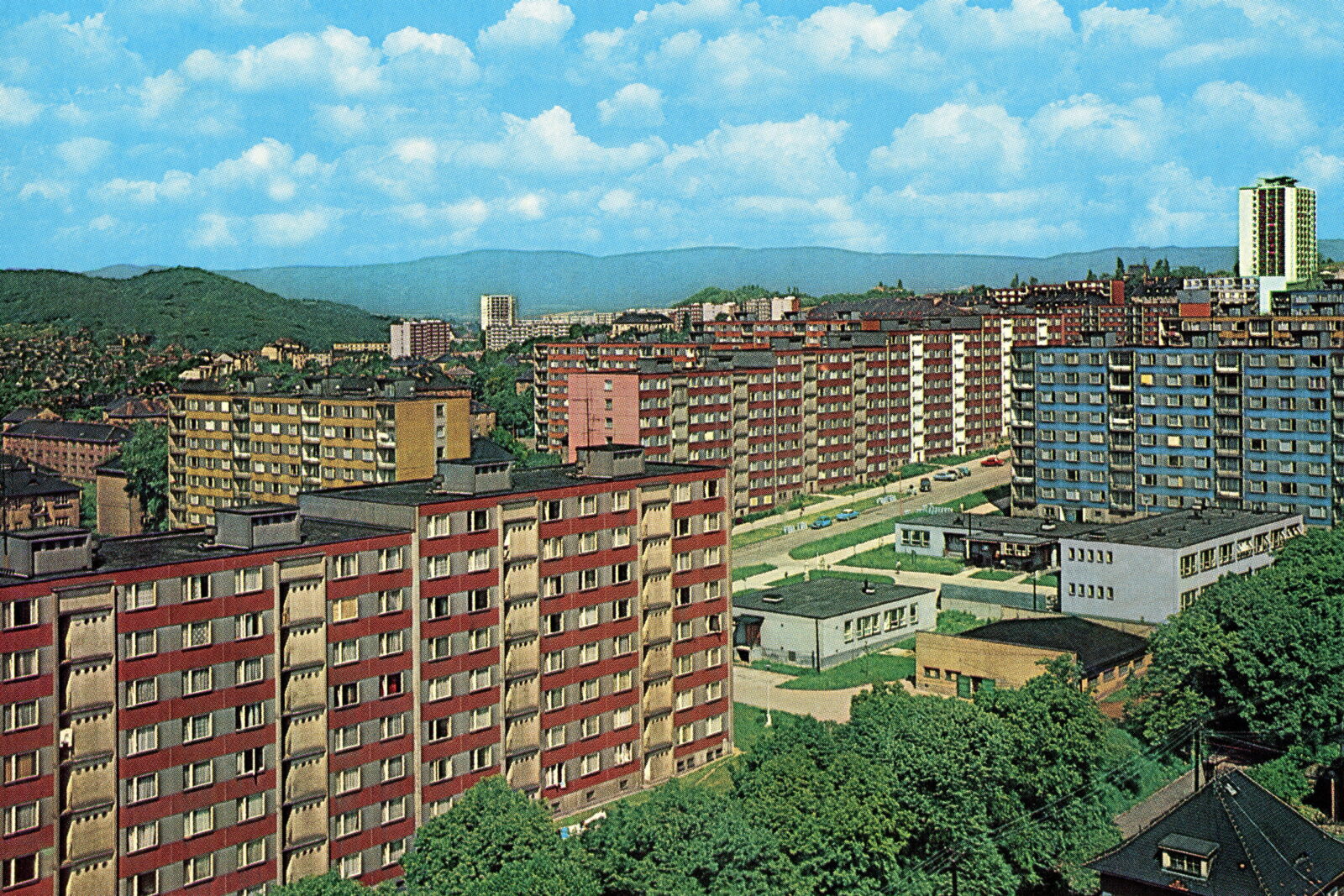 POHLEDOS Pohlednice Pohled Panelák Paneláky Sídliště Ústí nad Labem Sídliště Na Skřivánku