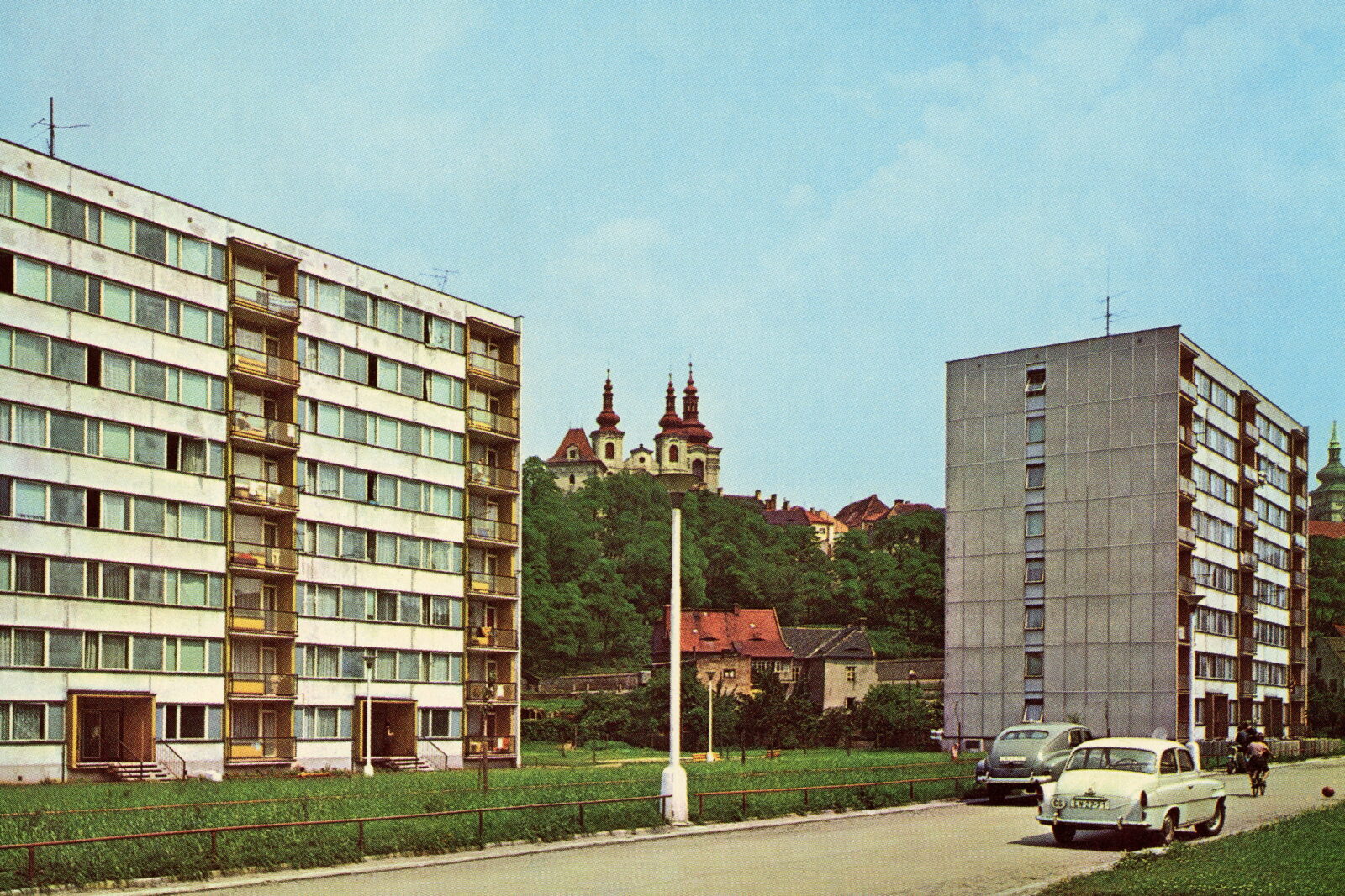 POHLEDOS Pohlednice Pohled Panelák Paneláky Sídliště Žatec