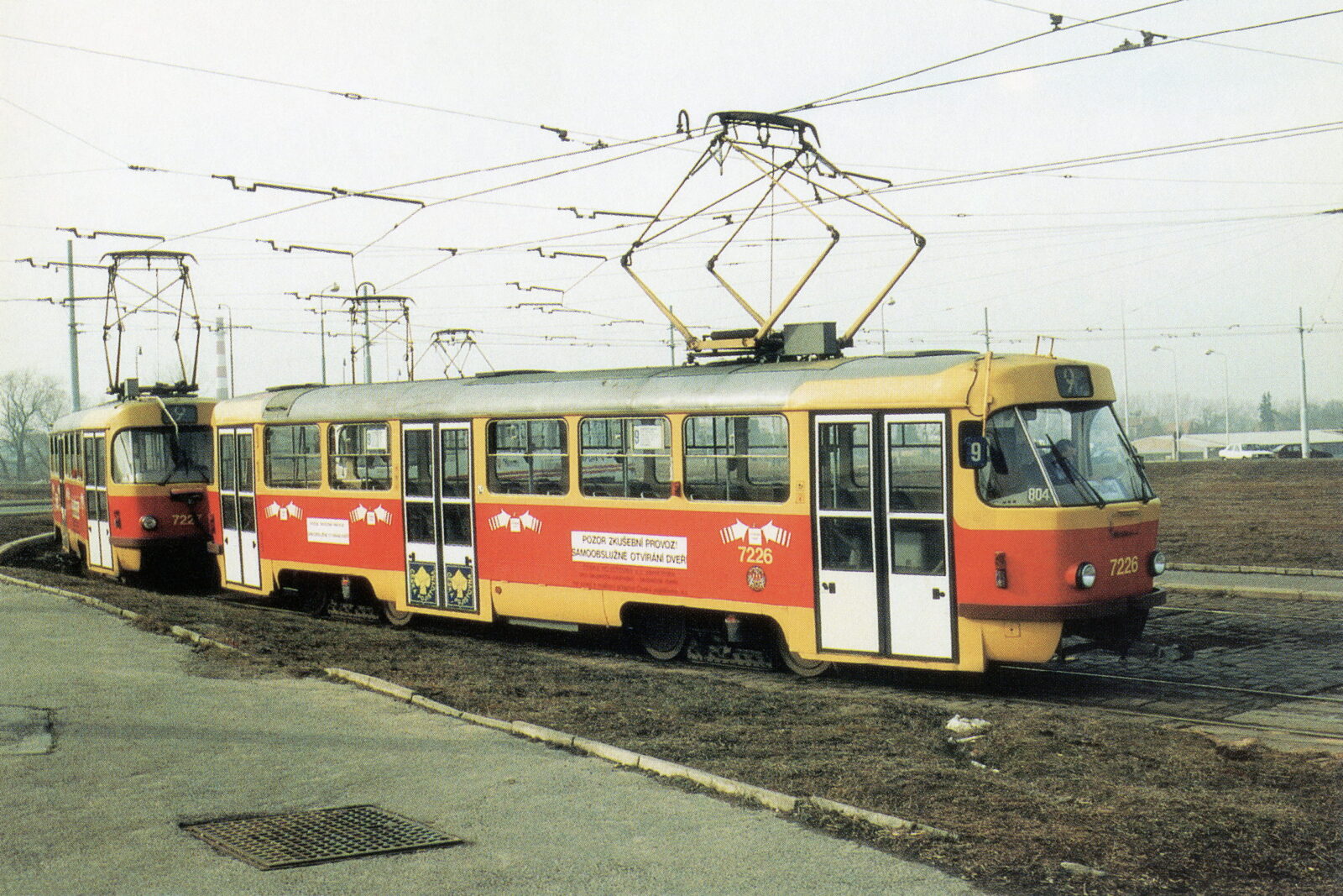 POHLEDOS Pohlednice Pohled Panelák Paneláky Sídliště Řepy Tramvaj