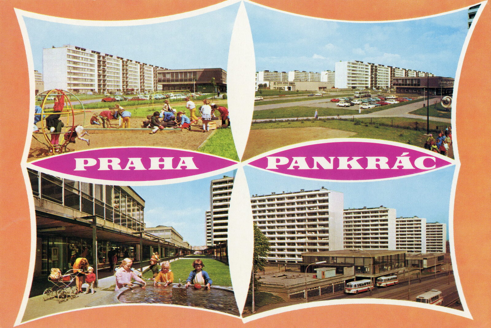 POHLEDOS Pohlednice Pohled Panelák Paneláky Sídliště Praha Pankrác