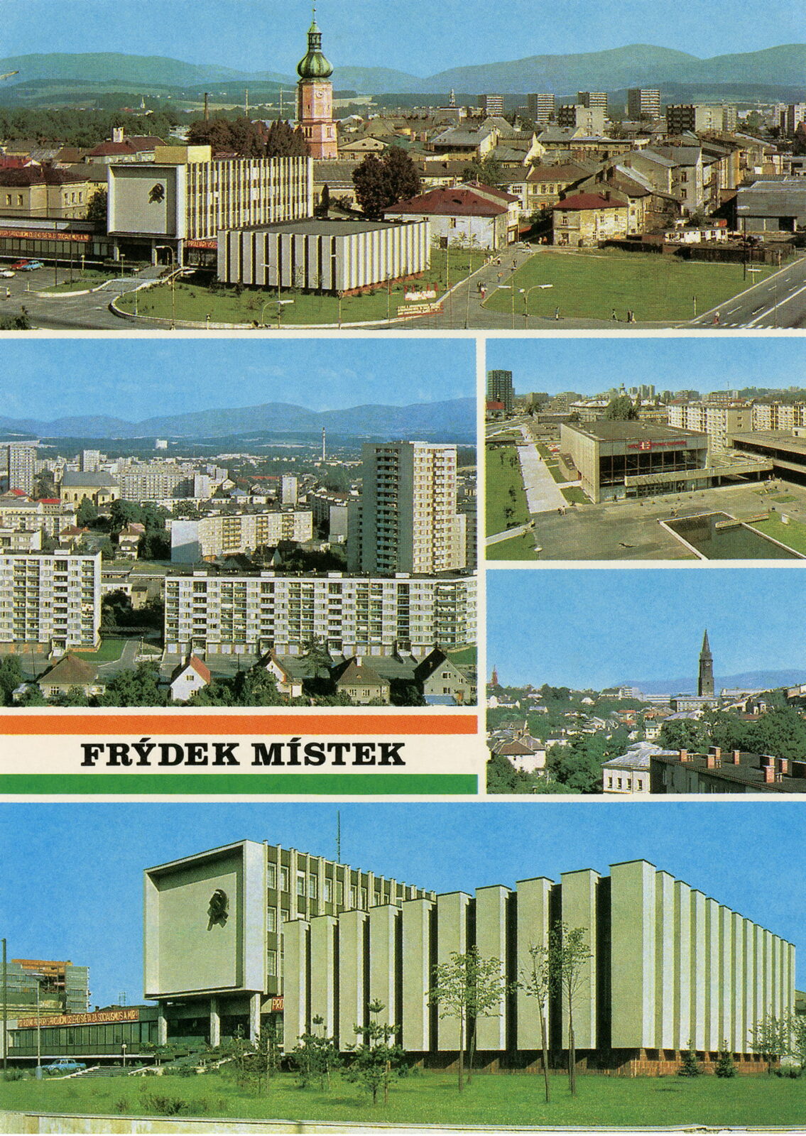 POHLEDOS Pohlednice Pohled Panelák Paneláky Sídliště Frýdek Místek