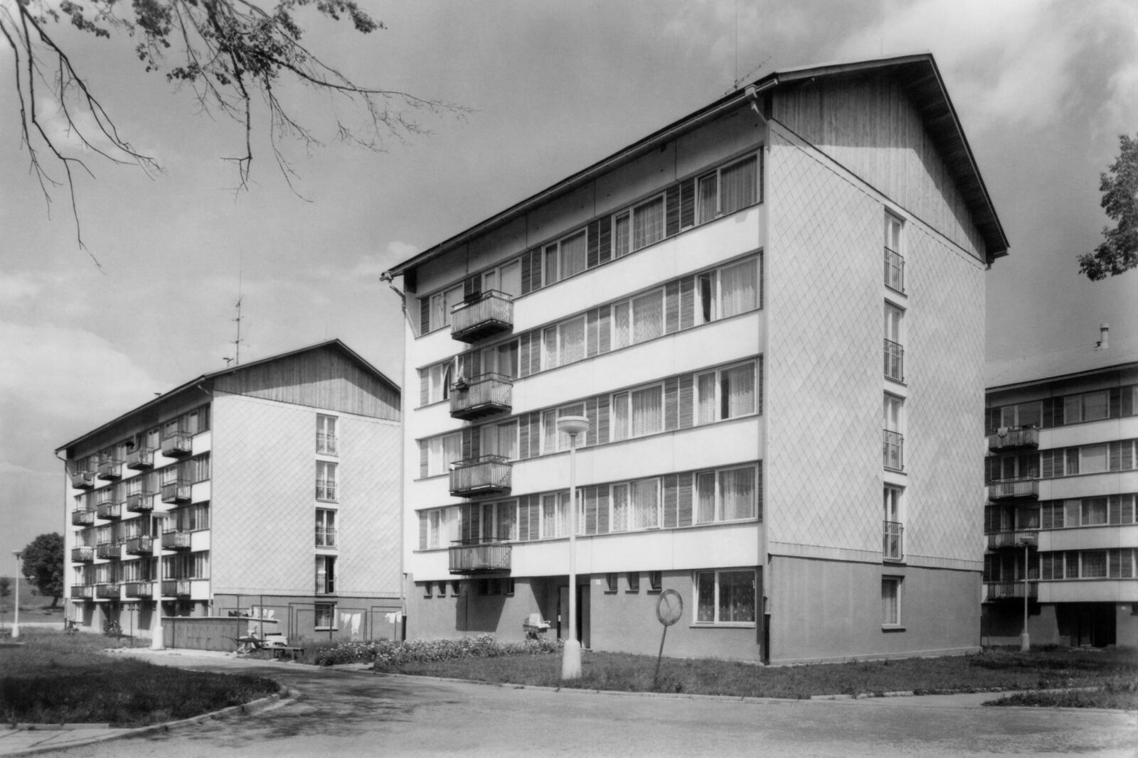 POHLEDOS Pohlednice Pohled Panelák Paneláky Sídliště Dolní Dvořiště