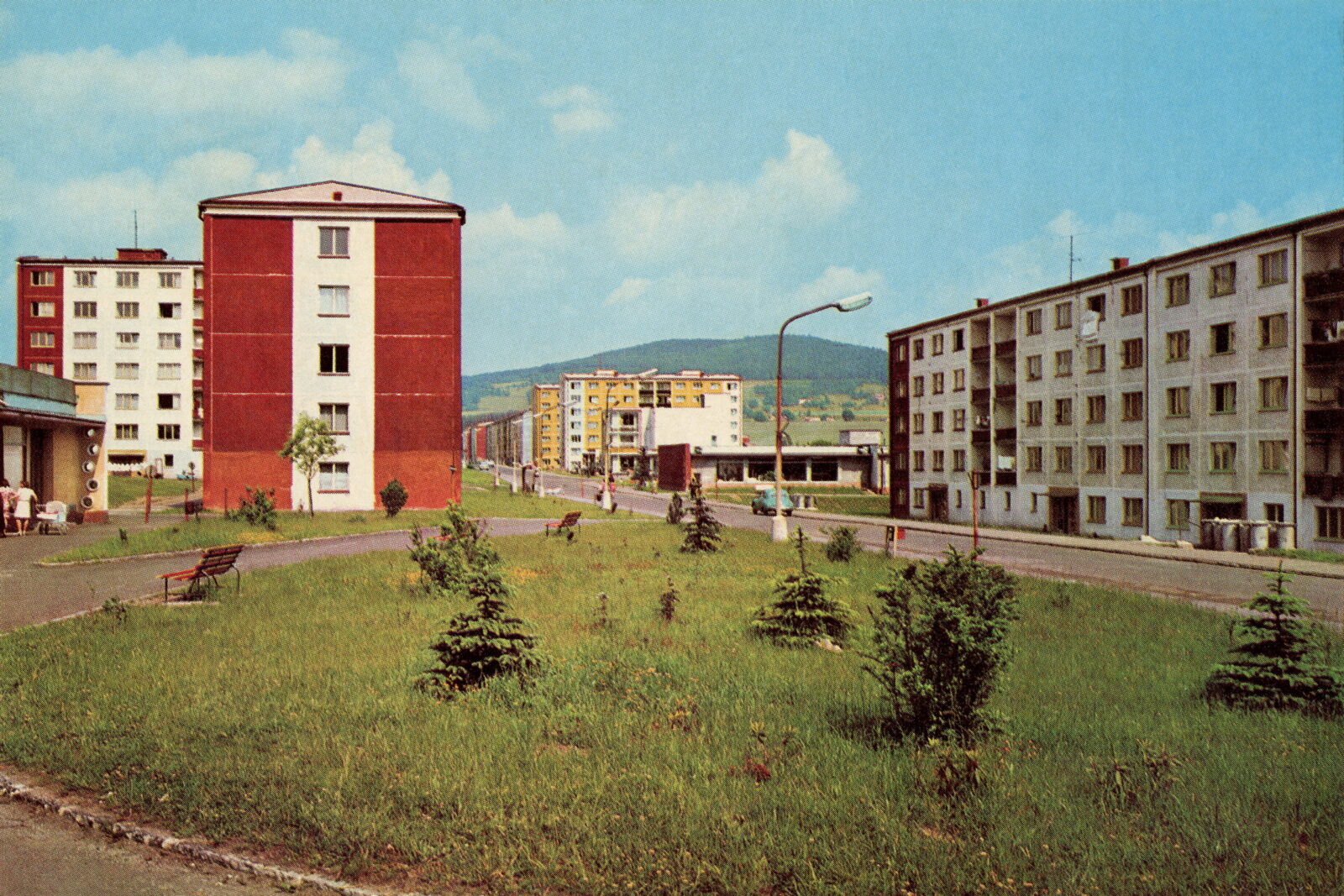 POHLEDOS Pohlednice Pohled Panelák Paneláky Sídliště Rotava