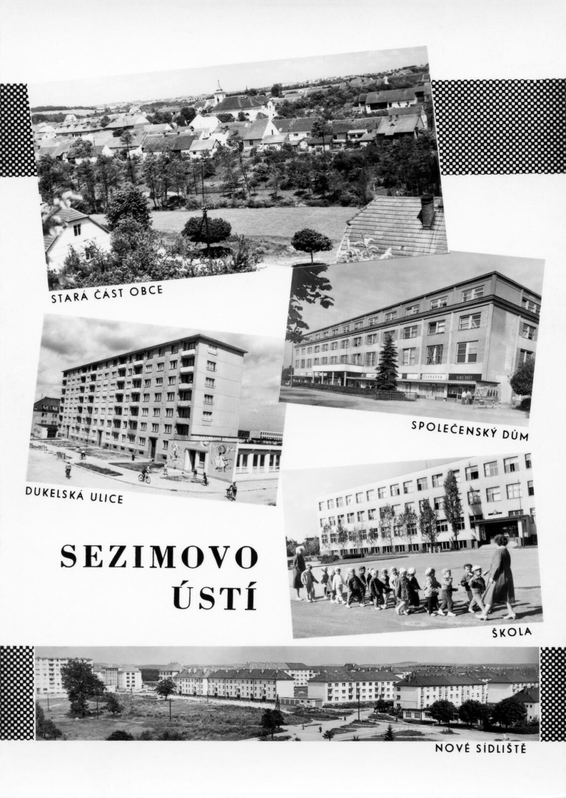 POHLEDOS Pohlednice Pohled Panelák Paneláky Sídliště Sezimovo Ústí 2