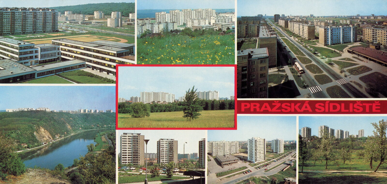 POHLEDOS Pohlednice Pohled Panelák Paneláky Sídliště Praha Pražská sídliště