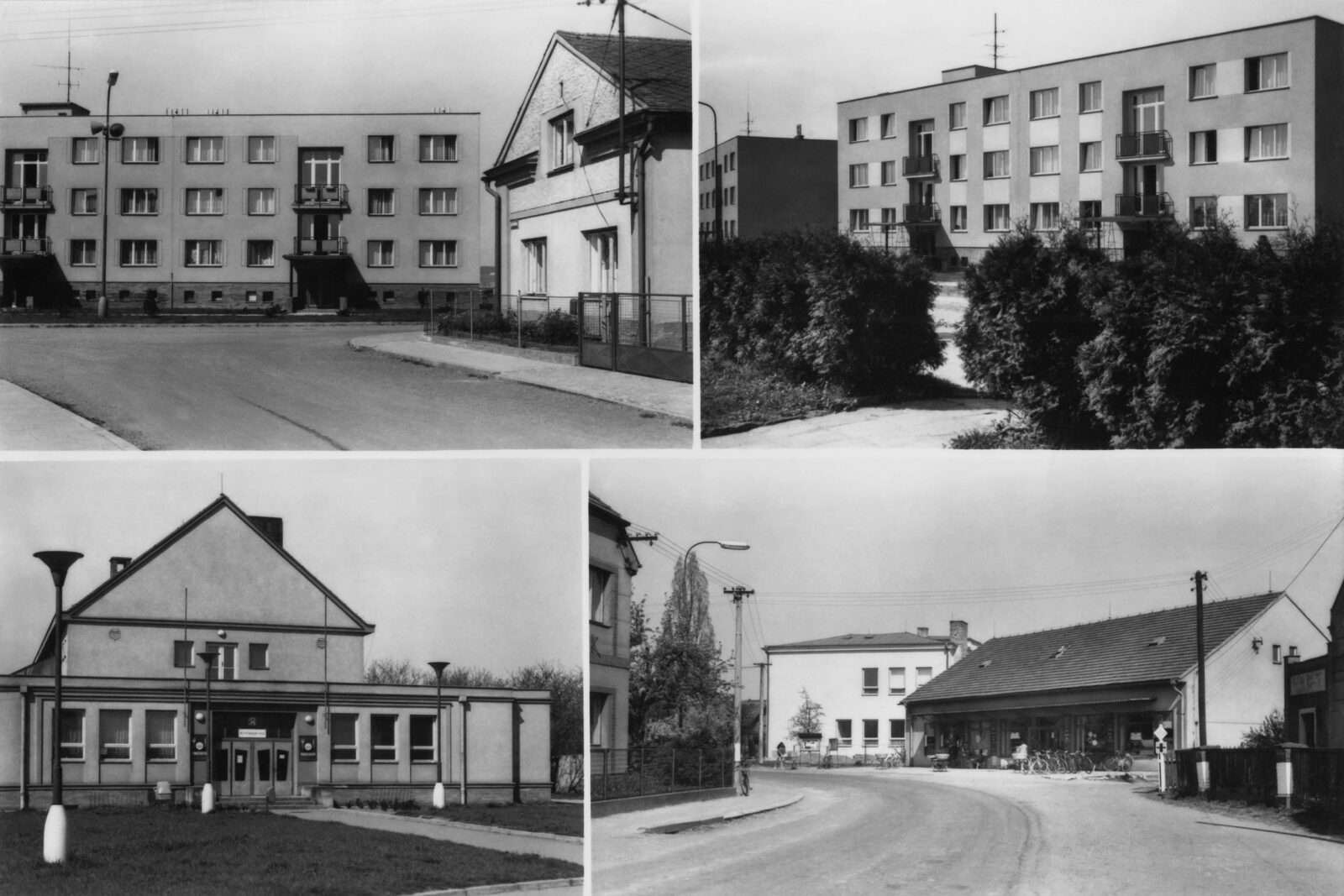 POHLEDOS Pohlednice Pohled Panelák Paneláky Sídliště Černožice nad Labem