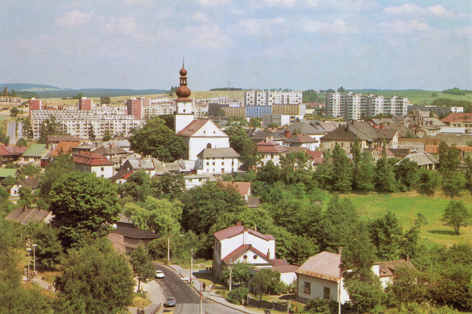 POHLEDOS Pohlednice Pohled Panelák Paneláky Sídliště Žďár Nad Sázavou