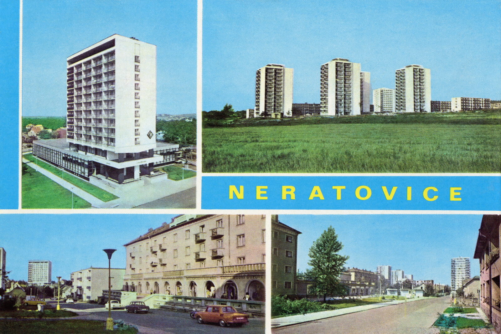 POHLEDOS Pohlednice Pohled Panelák Paneláky Sídliště Neratovice