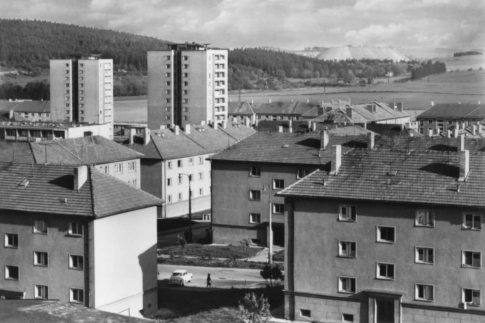 POHLEDOS Pohlednice Pohled Panelák Paneláky Sídliště Příbram