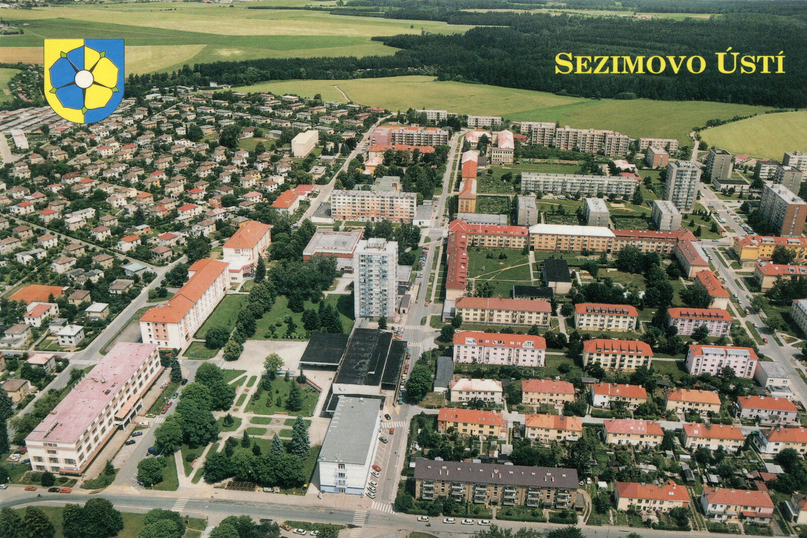 POHLEDOS Pohlednice Pohled Panelák Paneláky Sídliště Sezimovo Ústí 2 II